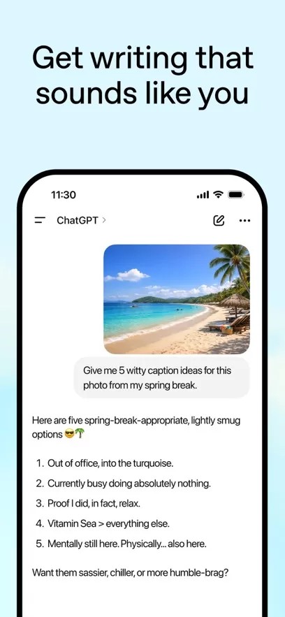 ChatGPT截图