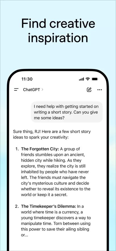 ChatGPT截图