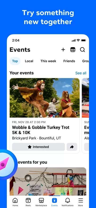 Facebook截图