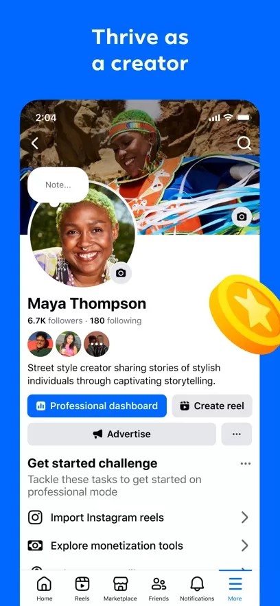 Facebook截图